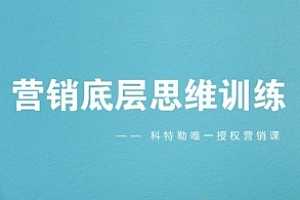 科特勒营销底层思维训练 视频课程百度云网盘下载资源（完整版/附送课件资料）[MP4/压缩包/1.49GB]