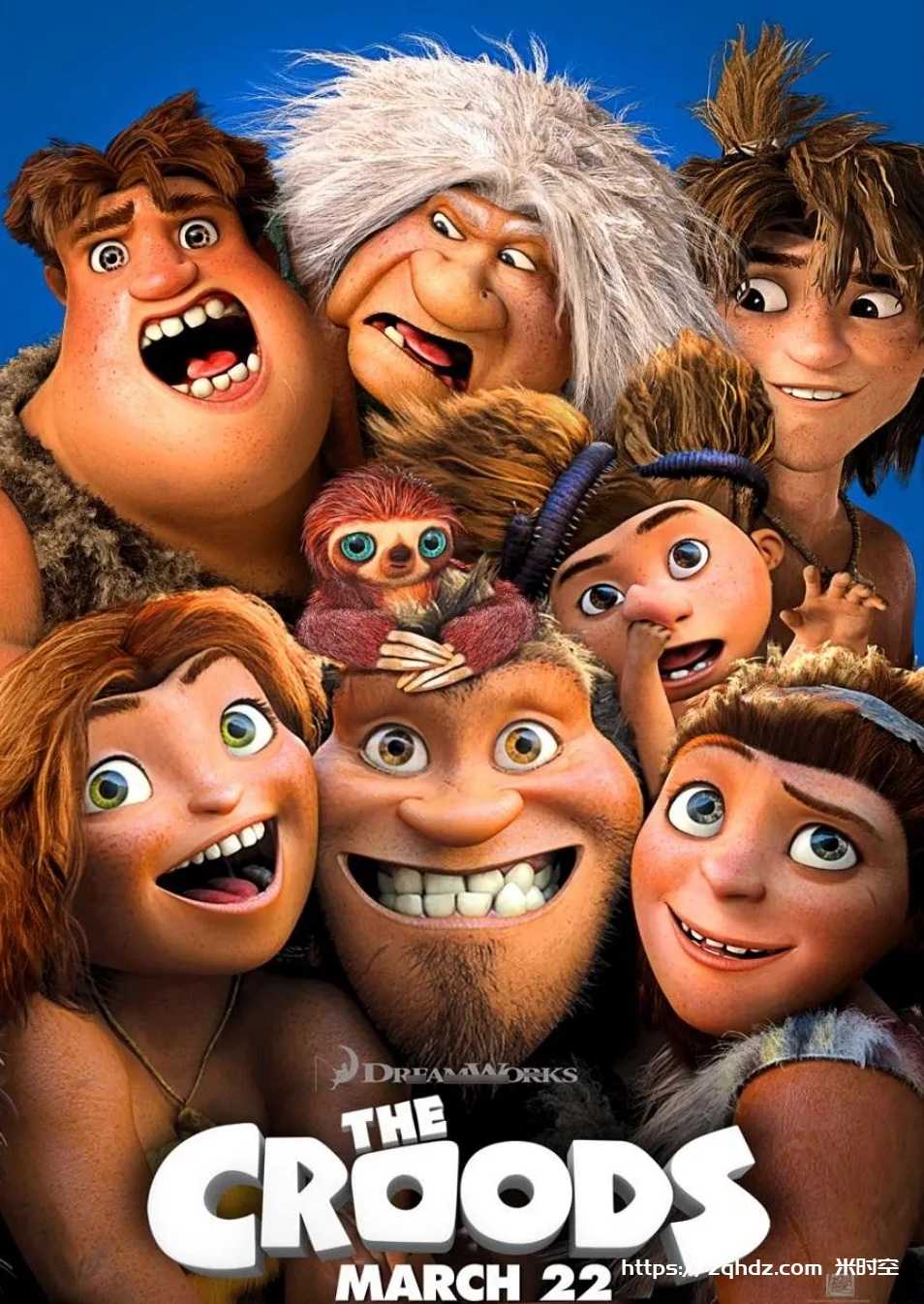 动画《疯狂原始人/The Croods(2013)》1080P[MP4/5GB]云网盘下载，已做压缩处理，云网盘下载后解压使用，文件大小5GB。